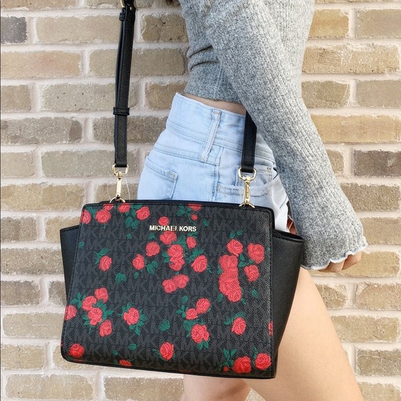 MK Red Rose Crossbody - Picture 11 of 11